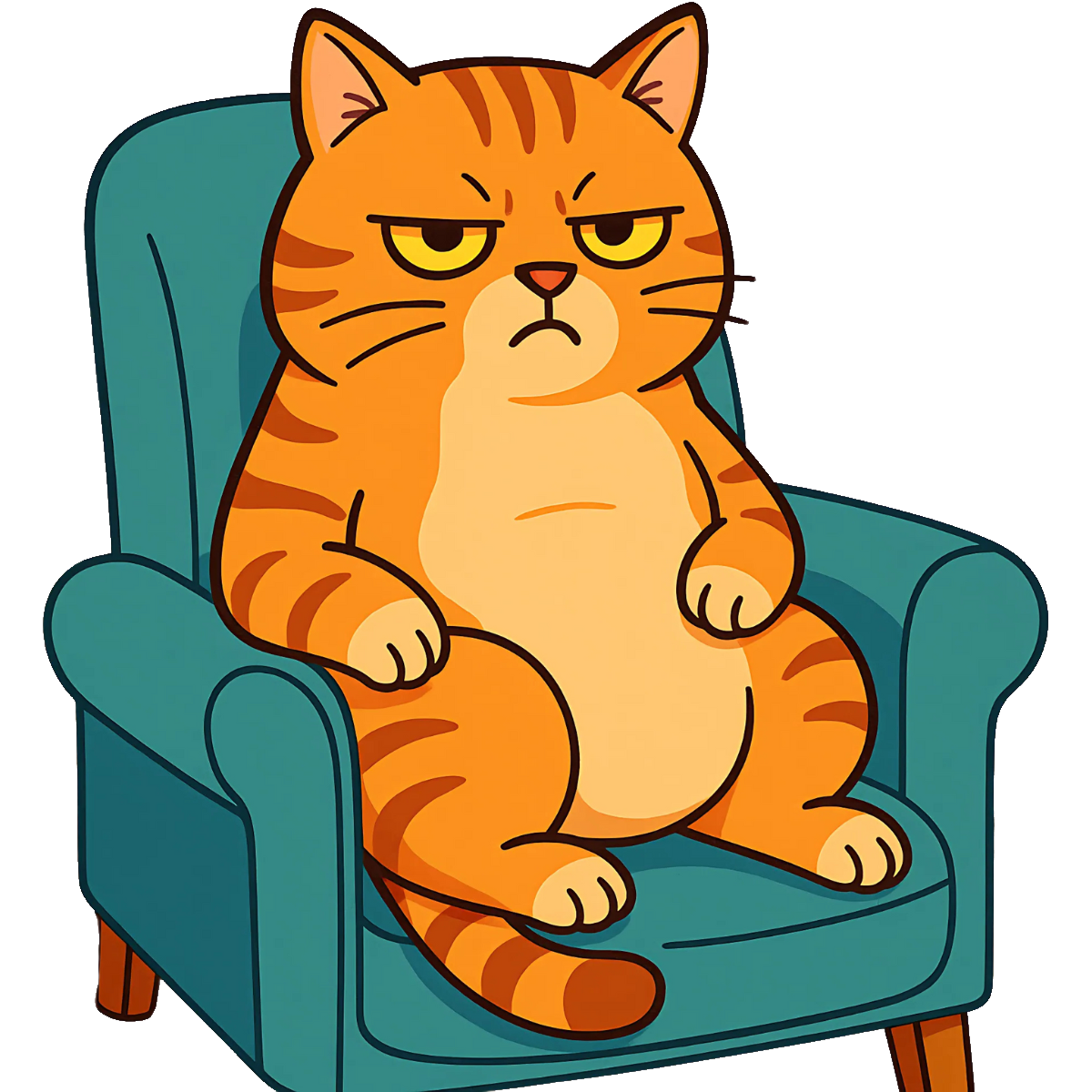 Cat in Chair